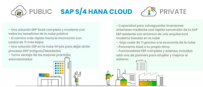 Diferencias entre HANA Public y Private edition