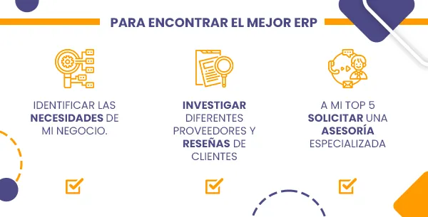 ¿Cuáles son los principales proveedores de ERP que existen actualmente?